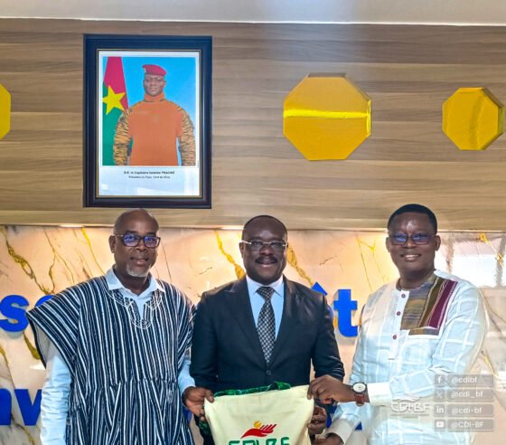 Le Président de l&rsquo;Université Thomas Sankara en visite à la CDI-BF